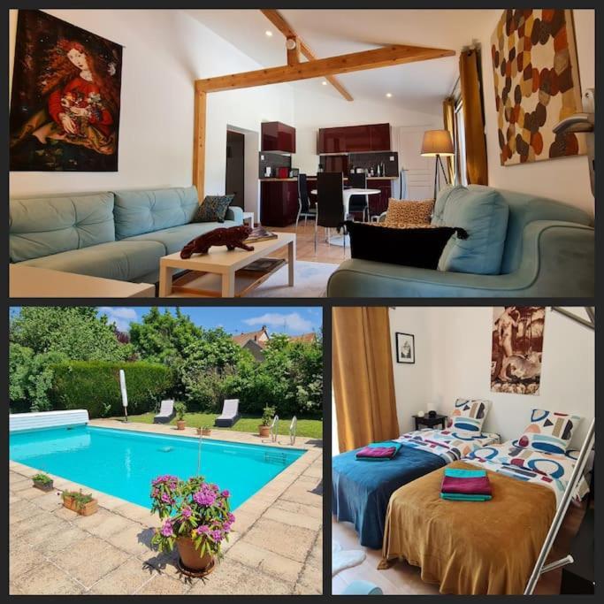 דירות Alteckendorf Alsace Bas-Rhin Logis Independant Avec Piscine Privee מראה חיצוני תמונה